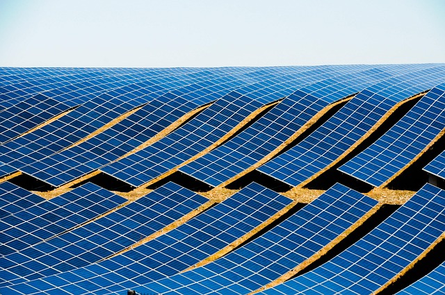 Solar panel integration dashboard showing energy flow between panels and home devices